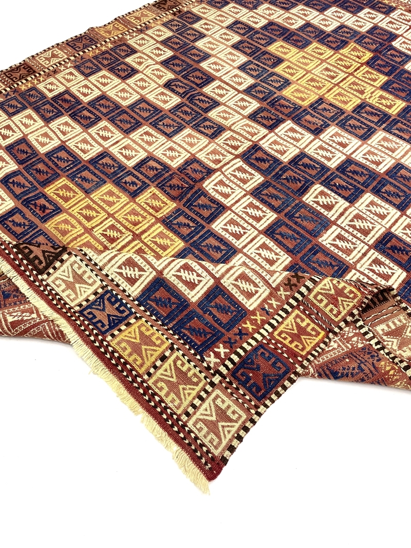 vintage-jijim-kilim-rug-155-cm-x-210-cm-0020027-8 Vintage Jijim Kilim Rug 155 cm x 210 cm (5 X 7” FT) - 0020027