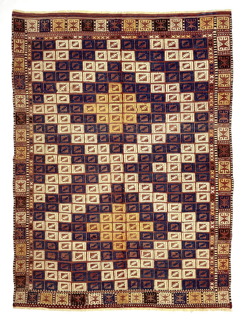 vintage-jijim-kilim-rug-155-cm-x-210-cm-0020027 Vintage Jijim Kilim Rug 155 cm x 210 cm (5 X 7” FT) - 0020027