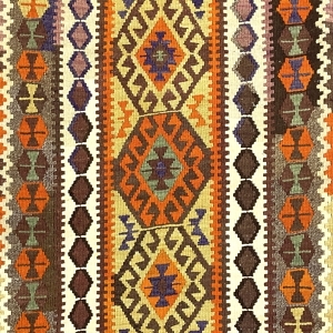 Vintage Kars Kilim Rug 84 cm x 140 cm (2'8” x 4'6” FT) - 0010015