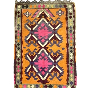 Vintage Kars Kilim Rug Vintage Kars Kilim Rug