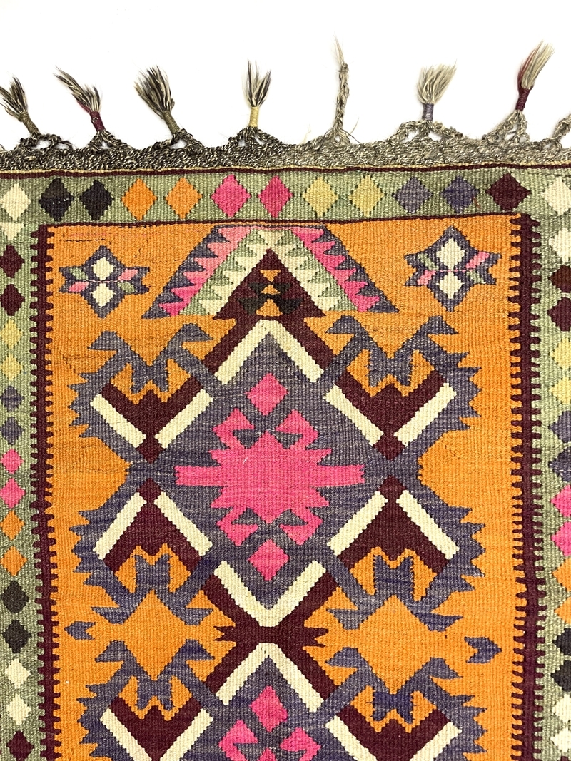 Vintage Kars Kilim Rug Vintage Kars Kilim Rug 86 cm x 123 cm (3 X 4 FT) - 0010040