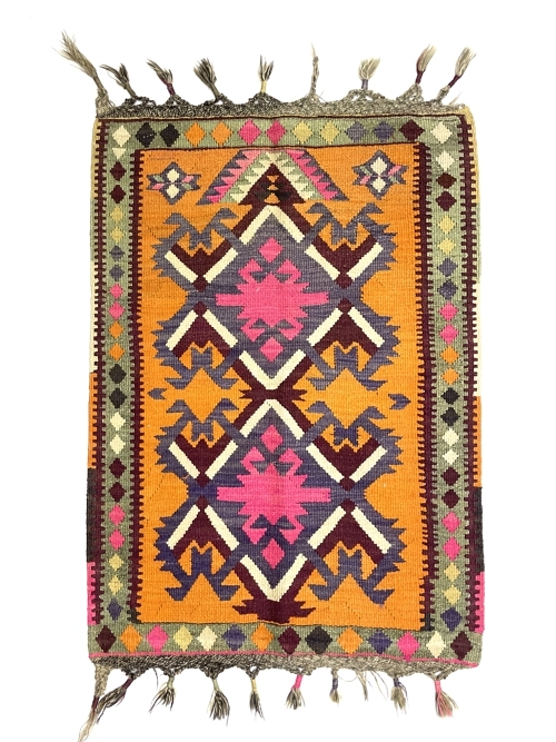 Vintage Kars Kilim Rug Vintage Kars Kilim Rug