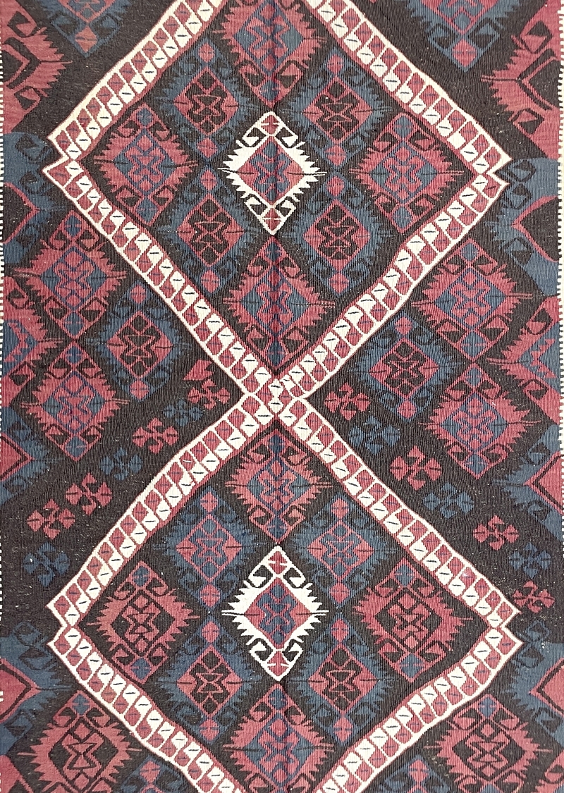 Vintage Kurdish Kilim Rug 120 cm x 180 cm (4 X 6 FT) - 0020014