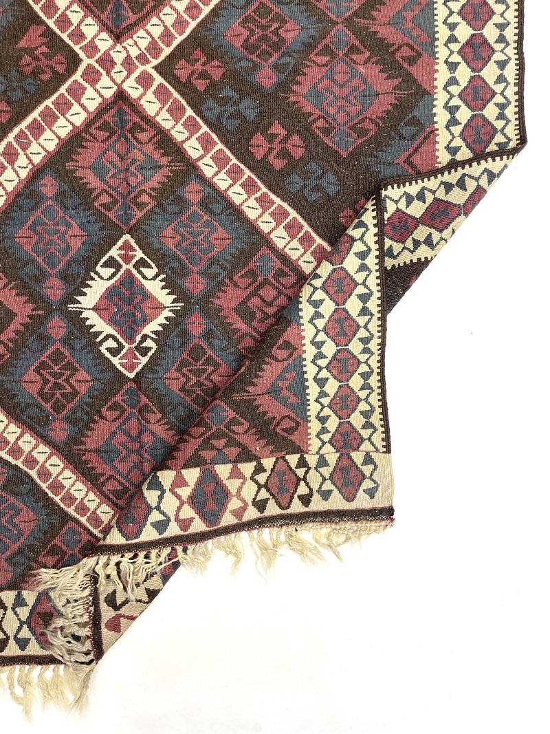 Vintage Kurdish Kilim Rug 120 cm x 180 cm (4 X 6 FT) - 0020014