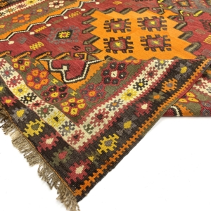 vintage-large-kars-kilim-rug-146-cm-x-314-cm-0030006-10 Vintage Large Kars Kilim Rug 146 cm x 314 cm (5 X 10 FT) - 0030006