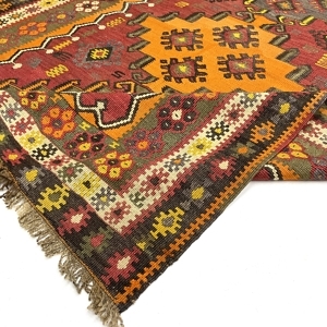 vintage-large-kars-kilim-rug-146-cm-x-314-cm-0030006-10 Vintage Large Kars Kilim Rug 146 cm x 314 cm (5 X 10 FT) - 0030006