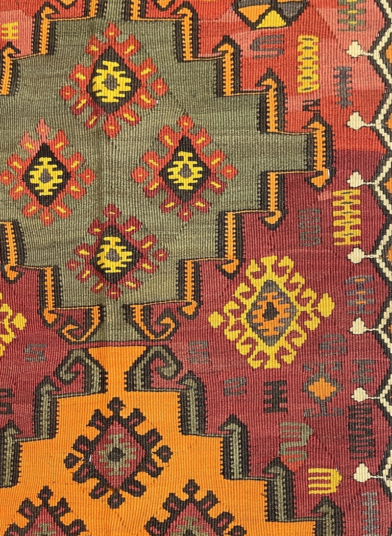 vintage-large-kars-kilim-rug-146-cm-x-314-cm-0030006-4 Vintage Large Kars Kilim Rug 146 cm x 314 cm (5 X 10 FT) - 0030006