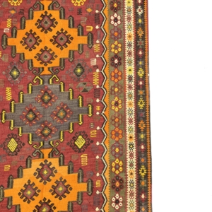 vintage-large-kars-kilim-rug-146-cm-x-314-cm-0030006-5 Vintage Large Kars Kilim Rug 146 cm x 314 cm (5 X 10 FT) - 0030006