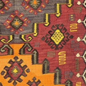 vintage-large-kars-kilim-rug-146-cm-x-314-cm-0030006-6 Vintage Large Kars Kilim Rug 146 cm x 314 cm (5 X 10 FT) - 0030006