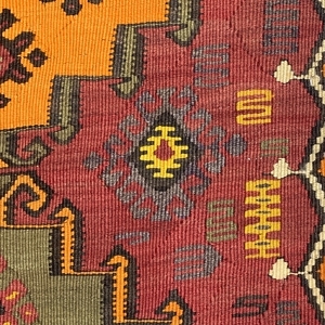 vintage-large-kars-kilim-rug-146-cm-x-314-cm-0030006-7 Vintage Large Kars Kilim Rug 146 cm x 314 cm (5 X 10 FT) - 0030006