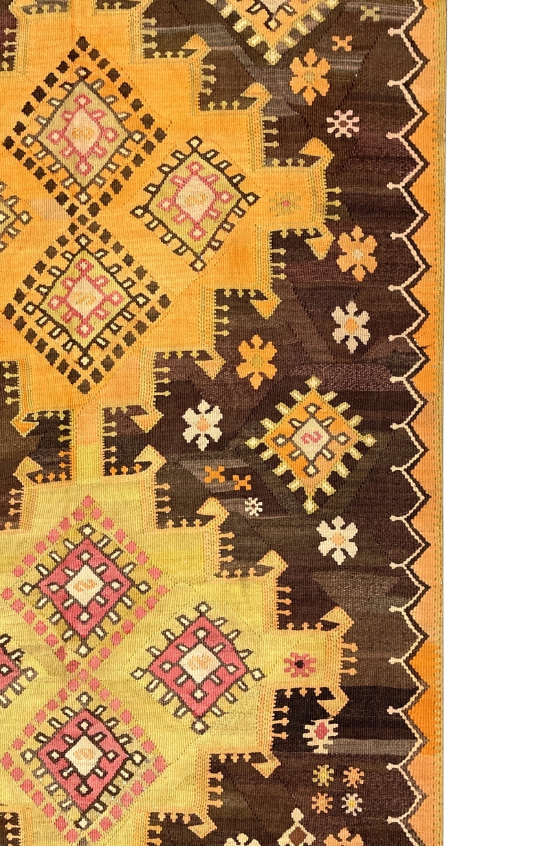 vintage-large-kars-kilim-rug-183-cm-x-308-cm-0030002-3 Vintage Large Kars Kilim Rug 183 cm x 308 cm (6 X 10 FT) - 0030002