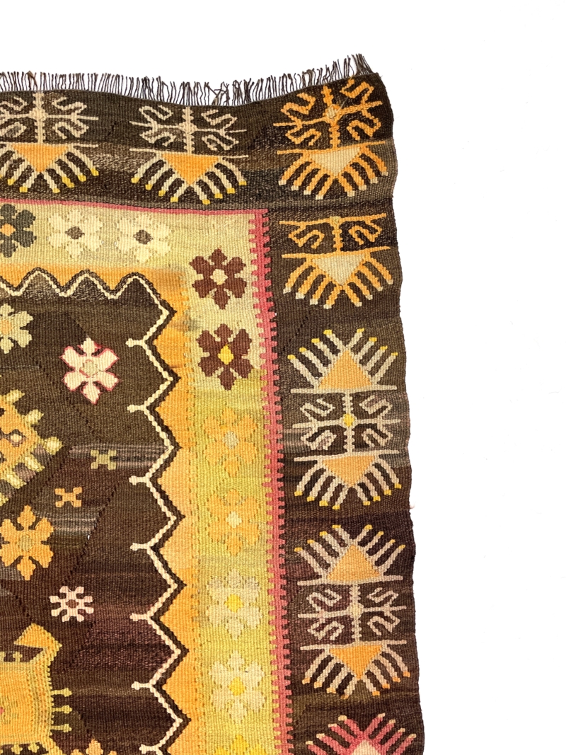 vintage-large-kars-kilim-rug-183-cm-x-308-cm-0030002-5 Vintage Large Kars Kilim Rug 183 cm x 308 cm (6 X 10 FT) - 0030002