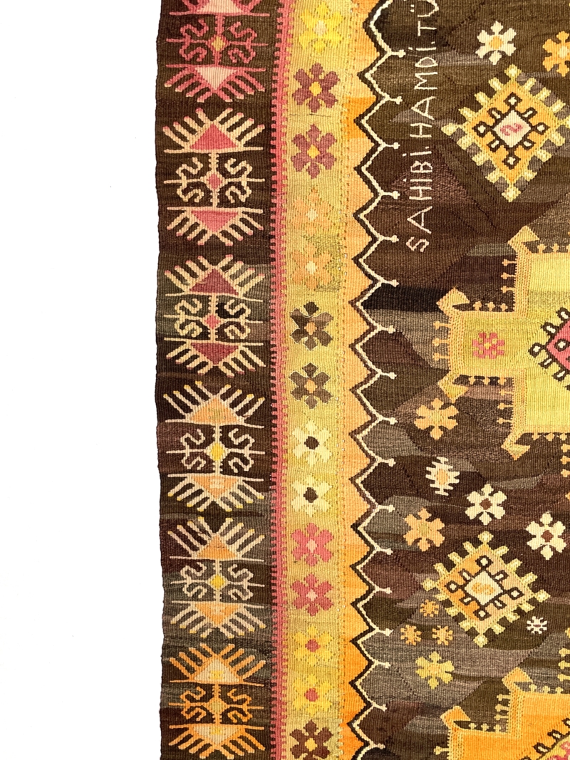 vintage-large-kars-kilim-rug-183-cm-x-308-cm-0030002-6 Vintage Large Kars Kilim Rug 183 cm x 308 cm (6 X 10 FT) - 0030002