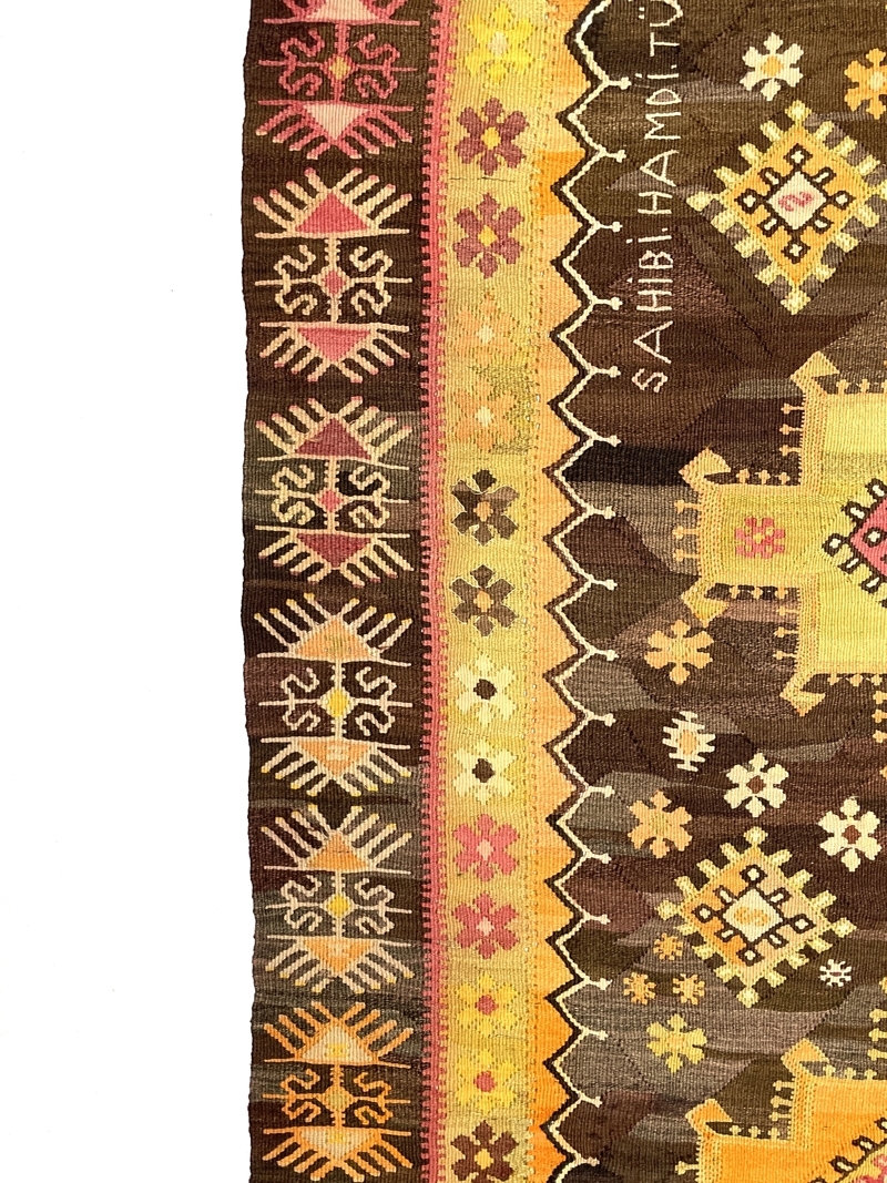 vintage-large-kars-kilim-rug-183-cm-x-308-cm-0030002-6 Vintage Large Kars Kilim Rug 183 cm x 308 cm (6 X 10 FT) - 0030002