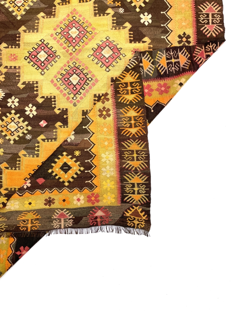 vintage-large-kars-kilim-rug-183-cm-x-308-cm-0030002-8 Vintage Large Kars Kilim Rug 183 cm x 308 cm (6 X 10 FT) - 0030002