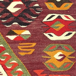 vintage-large-mut-kilim-rug-171-cm-x-310-cm-0030009-2 Vintage Large Mut Kilim Rug 171 cm x 310 cm (5’6” X 10’2” FT) - 0030009