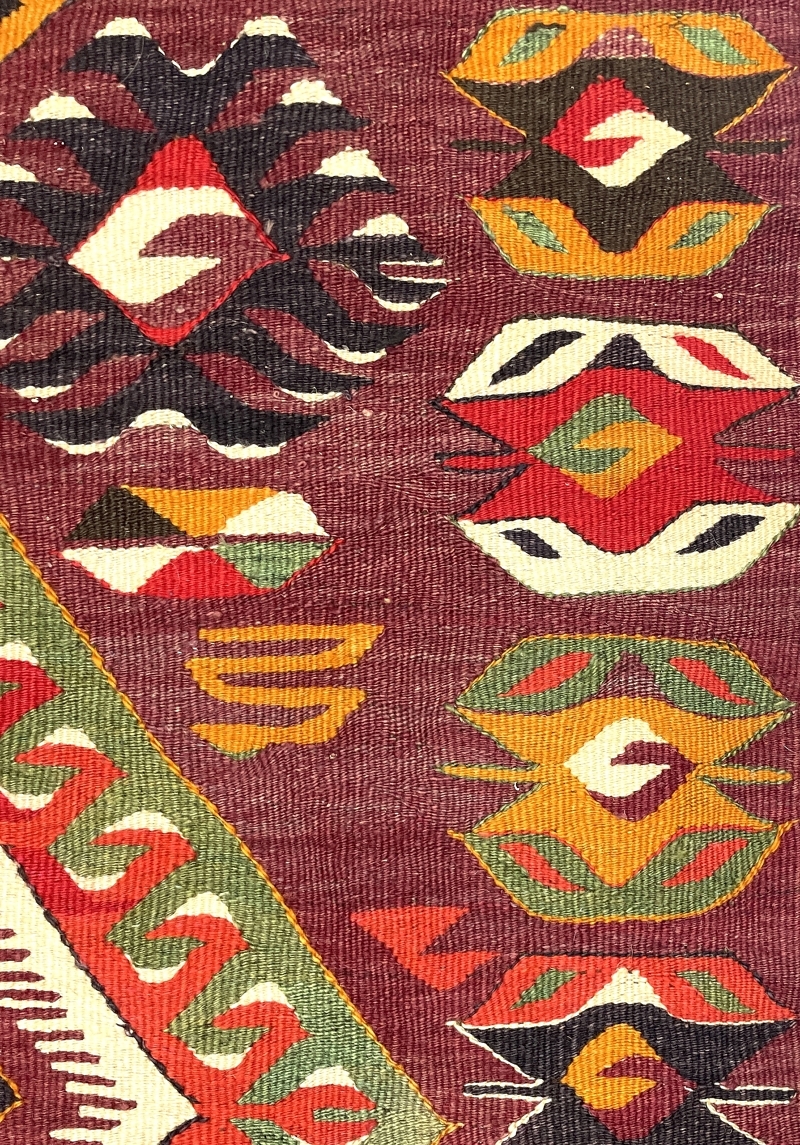 vintage-large-mut-kilim-rug-171-cm-x-310-cm-0030009-2 Vintage Large Mut Kilim Rug 171 cm x 310 cm (5’6” X 10’2” FT) - 0030009