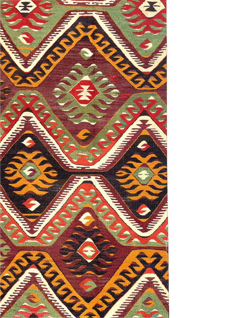 vintage-large-mut-kilim-rug-171-cm-x-310-cm-0030009-3 Vintage Large Mut Kilim Rug 171 cm x 310 cm (5’6” X 10’2” FT) - 0030009
