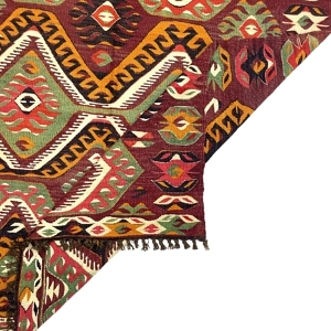 vintage-large-mut-kilim-rug-171-cm-x-310-cm-0030009-9 Vintage Large Mut Kilim Rug 171 cm x 310 cm (5’6” X 10’2” FT) - 0030009