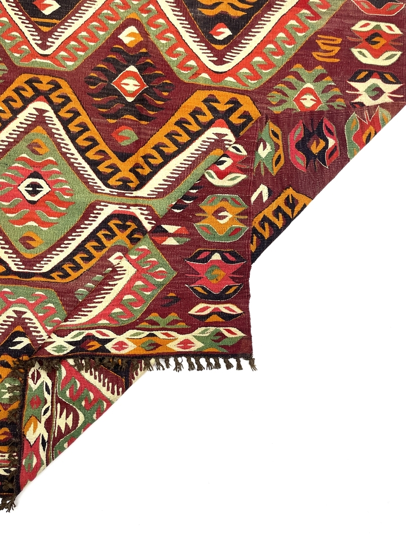 vintage-large-mut-kilim-rug-171-cm-x-310-cm-0030009-9 Vintage Large Mut Kilim Rug 171 cm x 310 cm (5’6” X 10’2” FT) - 0030009