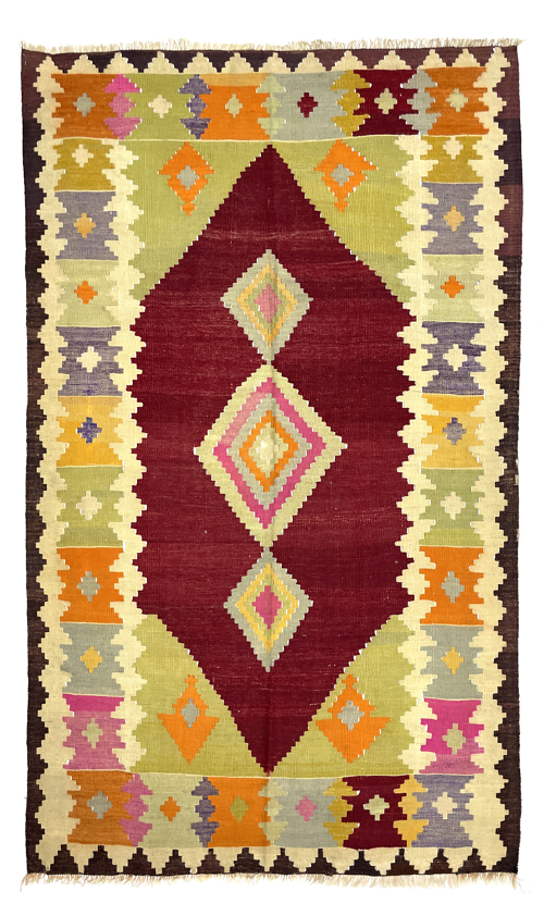 vintage-mihalic-kilim-rug-128-cm-x-217-cm-0020018 Vintage Mihalic Kilim Rug 128 cm x 217 cm (4 X 7 FT) - 0020018
