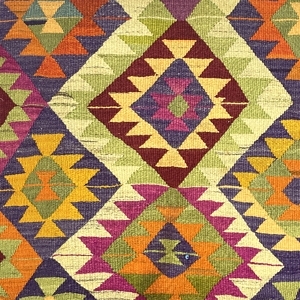 vintage-milas-kilim-rug-100-cm-x-145-cm-0010022-1 Vintage Milas Kilim Rug 100 cm x 145 cm (3 x 5 FT) - 0010022