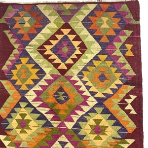 vintage-milas-kilim-rug-100-cm-x-145-cm-0010022-2 Vintage Milas Kilim Rug 100 cm x 145 cm (3 x 5 FT) - 0010022