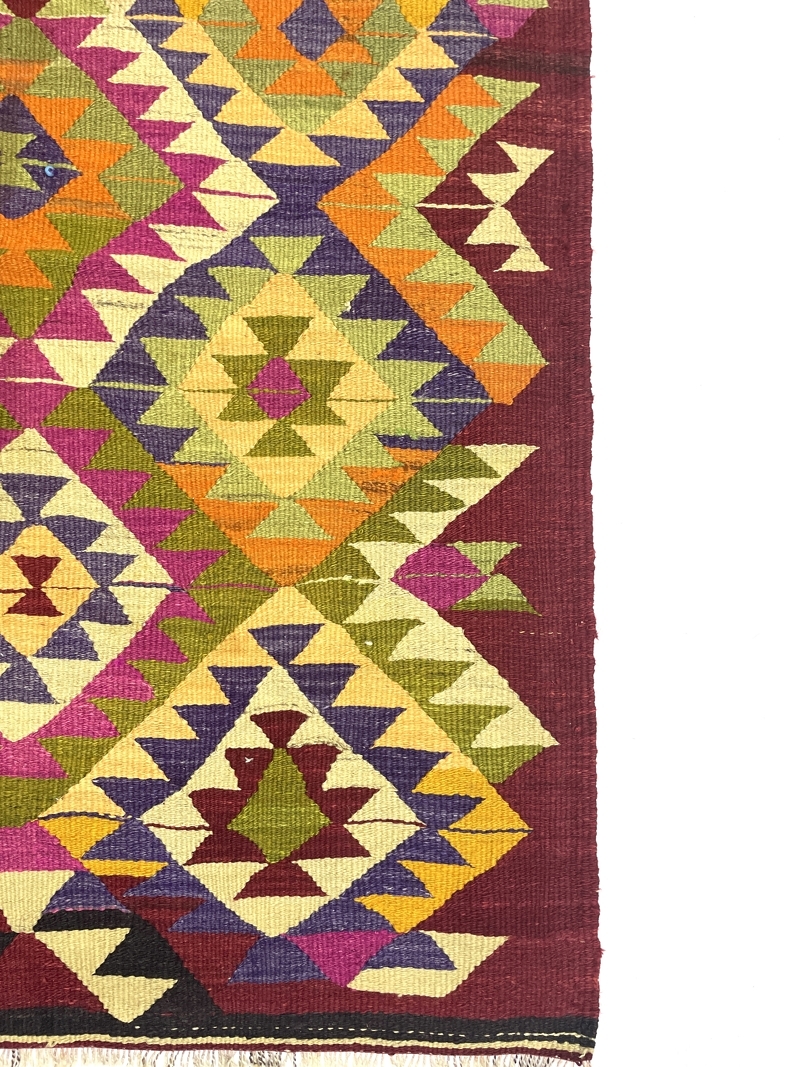 vintage-milas-kilim-rug-100-cm-x-145-cm-0010022-3 Vintage Milas Kilim Rug 100 cm x 145 cm (3 x 5 FT) - 0010022
