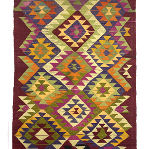 vintage-milas-kilim-rug-100-cm-x-145-cm-0010022 Vintage Milas Kilim Rug 100 cm x 145 cm (3 x 5 FT) - 0010022
