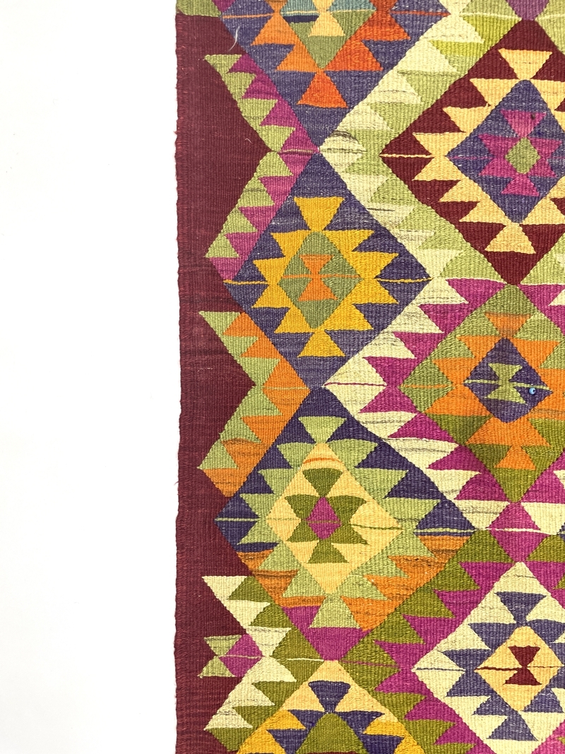 vintage-milas-kilim-rug-100-cm-x-145-cm-0010022-4 Vintage Milas Kilim Rug 100 cm x 145 cm (3 x 5 FT) - 0010022