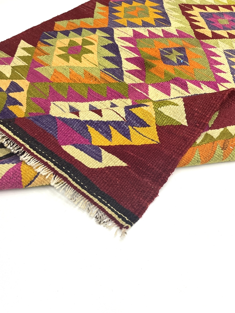 vintage-milas-kilim-rug-100-cm-x-145-cm-0010022-6 Vintage Milas Kilim Rug 100 cm x 145 cm (3 x 5 FT) - 0010022