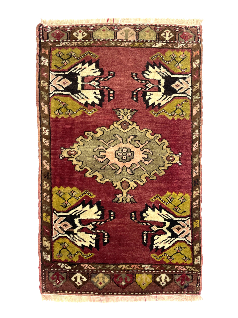 Vintage Mini Bathroom Rug 48 Cm X 85 Cm (1’6′′ X 2’8′′ FT) – Y010056
