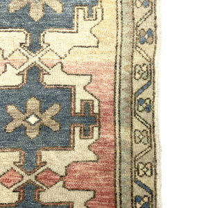 Vintage Mini Turkish Handwoven Rug 52 cm x 96 cm (1'7" X 3'1” FT) - Y010060