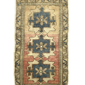 vintage-mini-turkish-handwoven-rug-52-cm-x-96-cm-y010060 Vintage Anatolian Small Rug 50 cm x 108 cm (1'64" x 3'54" FT) - Y010024