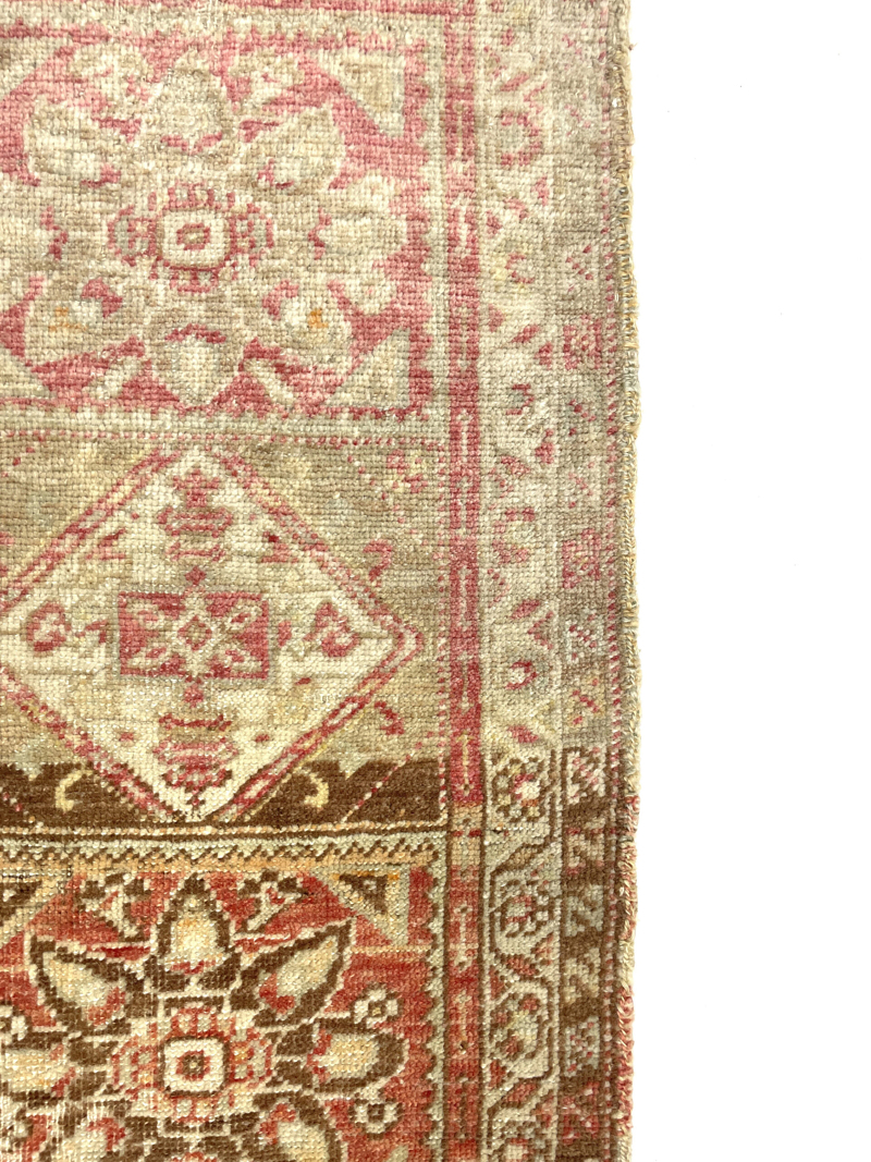 Vintage Mini Turkish Rug 46 cm x 75 cm (1'5" X 2'5" FT) - Y010055