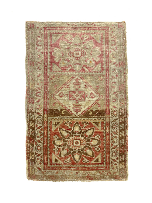 vintage-mini-turkish-rug-46-cm-x-75-cm-y010055 Vintage Mini Turkish Rug 46 cm x 75 cm (1'5" X 2'5" FT) - Y010055