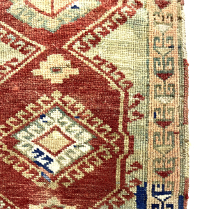 Vintage Mini Turkish Rug 60 cm x 88 cm (2 X 2'9” FT) - Y010063