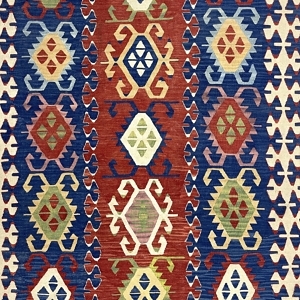 Vintage Multicolor Kilim Rug