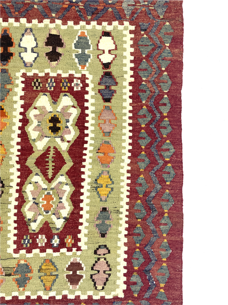 vintage-oushak-kilim-rug-84-cm-x-120-cm-0010033-3 Vintage Oushak Kilim Rug 84 cm x 120 cm (3 X 4 FT) - 0010033