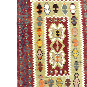vintage-oushak-kilim-rug-84-cm-x-120-cm-0010033-5 Vintage Oushak Kilim Rug 84 cm x 120 cm (3 X 4 FT) - 0010033