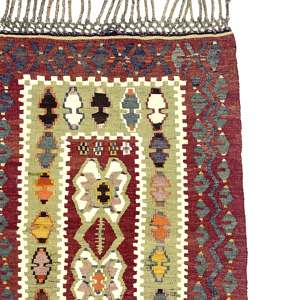 vintage-oushak-kilim-rug-84-cm-x-120-cm-0010033-6 Vintage Oushak Kilim Rug 84 cm x 120 cm (3 X 4 FT) - 0010033