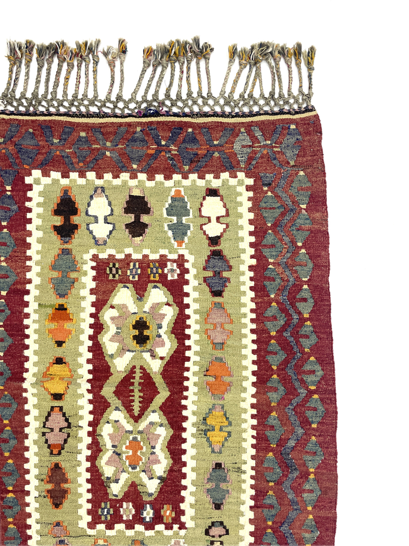 vintage-oushak-kilim-rug-84-cm-x-120-cm-0010033-6 Vintage Oushak Kilim Rug 84 cm x 120 cm (3 X 4 FT) - 0010033