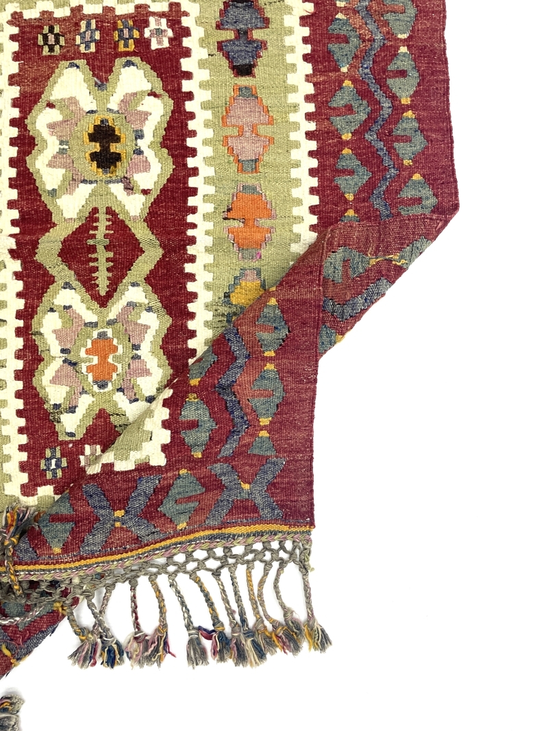 vintage-oushak-kilim-rug-84-cm-x-120-cm-0010033-7 Vintage Oushak Kilim Rug 84 cm x 120 cm (3 X 4 FT) - 0010033