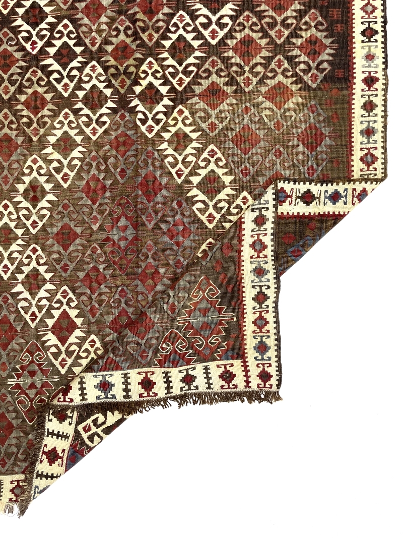 Vintage Pastel Kilim Rug 124 cm x 200 cm (4 X 6’6” FT) - 0020009