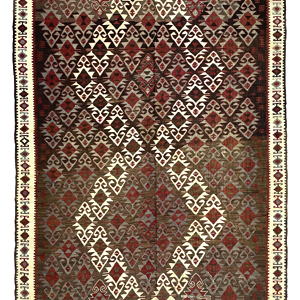 Vintage Pastel Kilim Rug 124 cm x 200 cm (4 X 6’6” FT) - 0020009