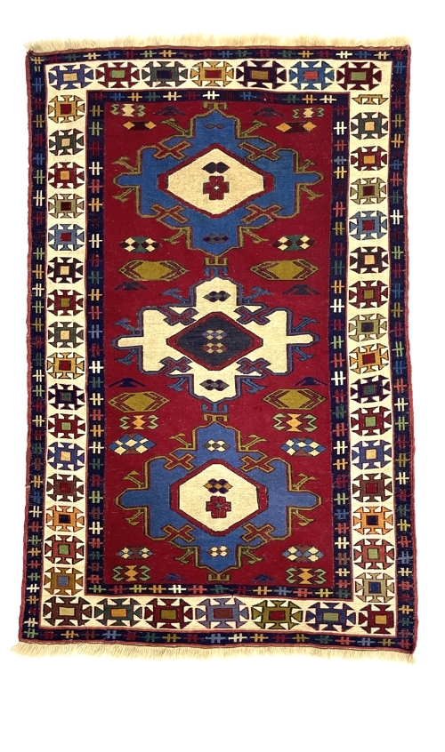 Vintage Persian Afshar Kilim Rug
