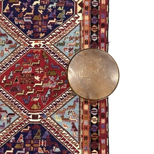 Vintage Persian Soumak Kilim Rug 114 cm x 200 cm (3’7” X 6’5” FT) - 0020016