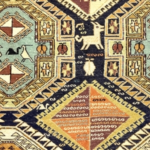 vintage-persian-soumak-kilim-rug-130-cm-x-200-cm-0020020-3 Vintage Persian Soumak Kilim Rug 130 cm x 200 cm (4’3” FT X 6’6” FT) - 0020020