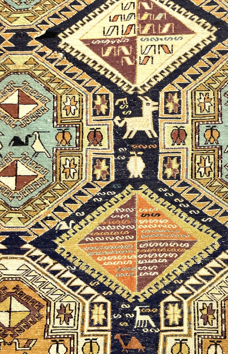 vintage-persian-soumak-kilim-rug-130-cm-x-200-cm-0020020-3 Vintage Persian Soumak Kilim Rug 130 cm x 200 cm (4’3” FT X 6’6” FT) - 0020020