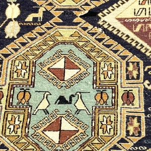 vintage-persian-soumak-kilim-rug-130-cm-x-200-cm-0020020-4 Vintage Persian Soumak Kilim Rug 130 cm x 200 cm (4’3” FT X 6’6” FT) - 0020020